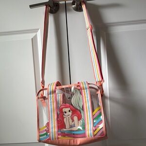 Disney Ariel Clear Crossbody Bag - Pink and Multicolor